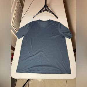 Louis Vuitton V Neck LV Circle Embroidered Logo T-Shirt See measurements